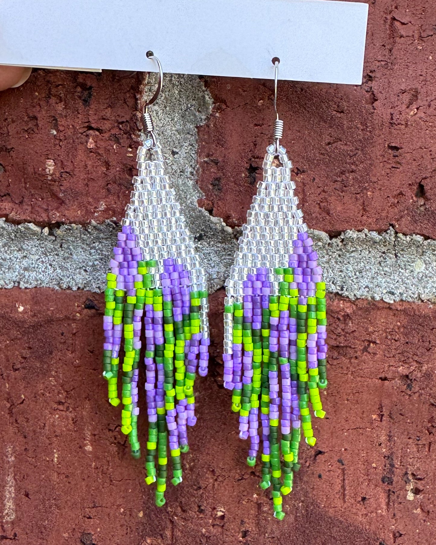 Lavender Rae Crystal Beaded Earrings