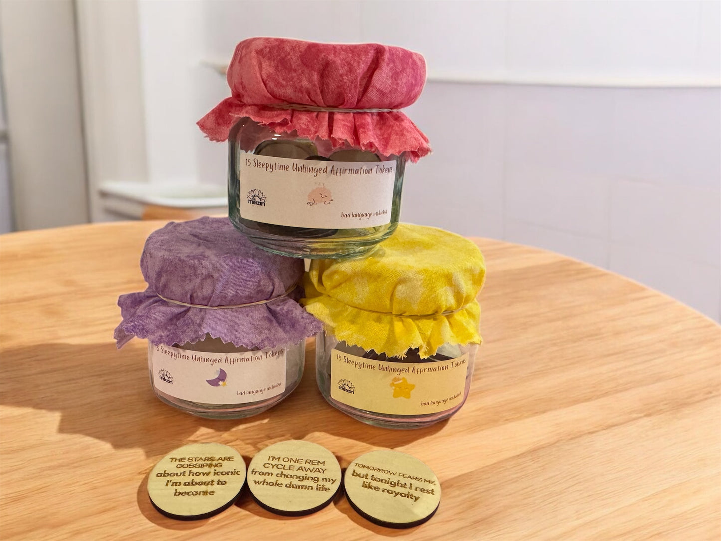 Dream Fuel Jars Affirmation Tokens
