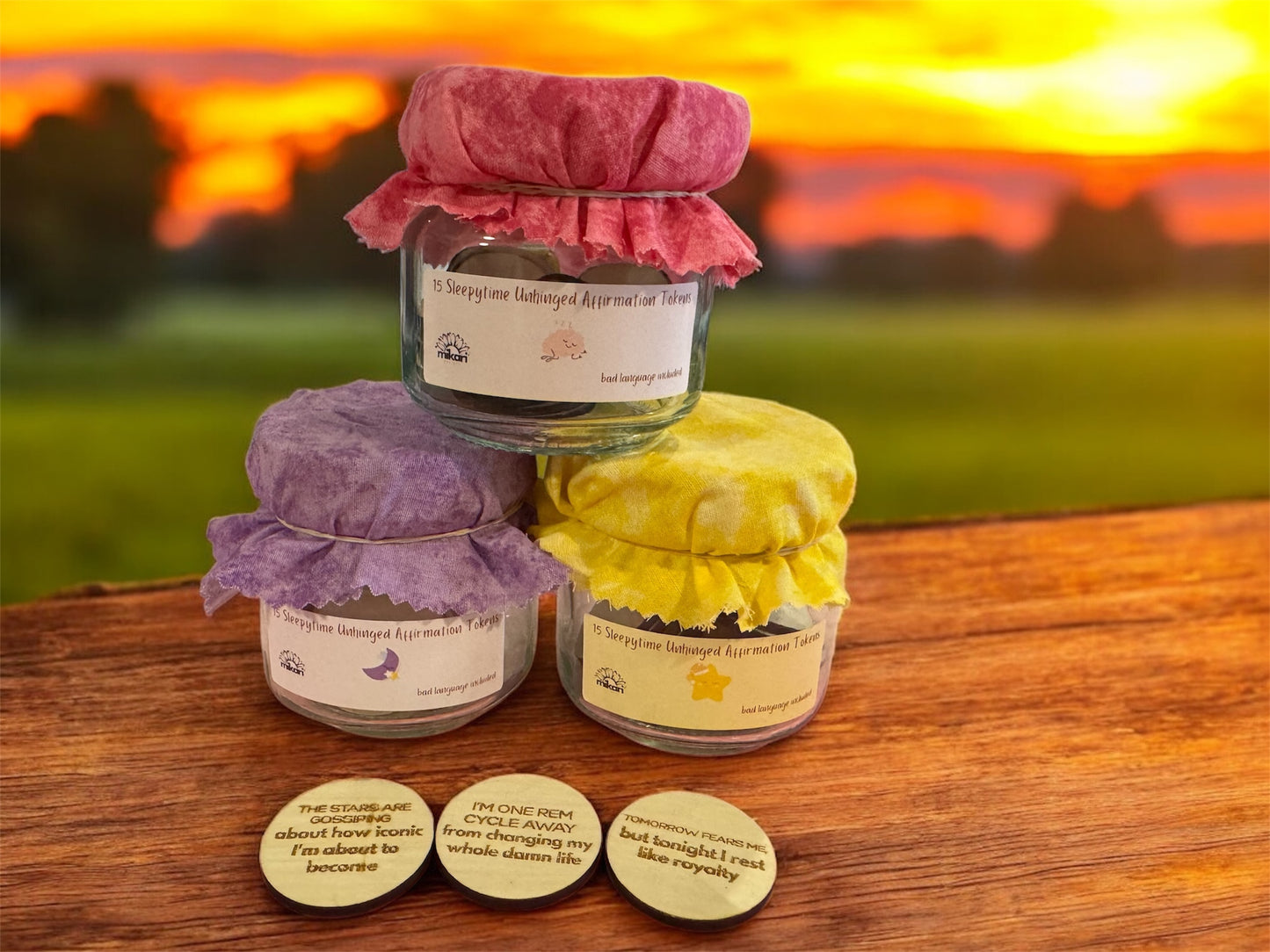 Dream Fuel Jars Affirmation Tokens