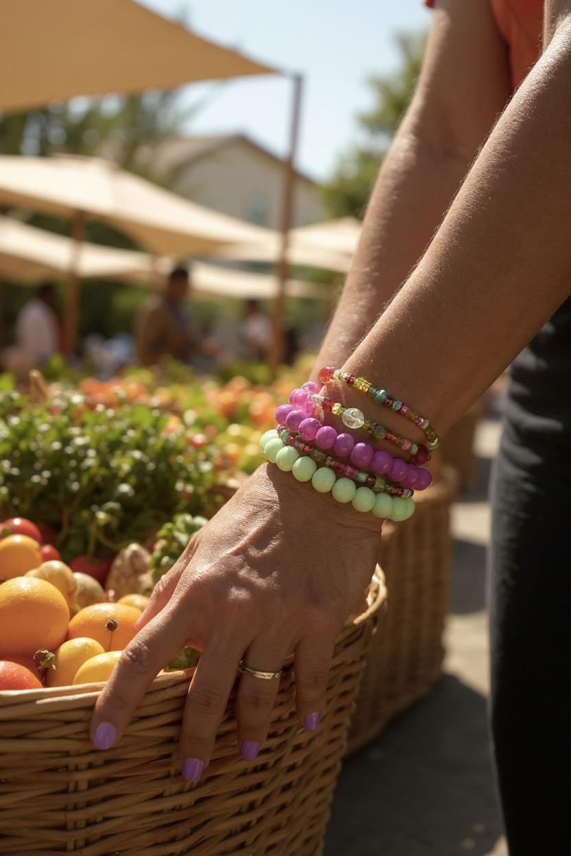 Zenya Bracelet in Pink Garden