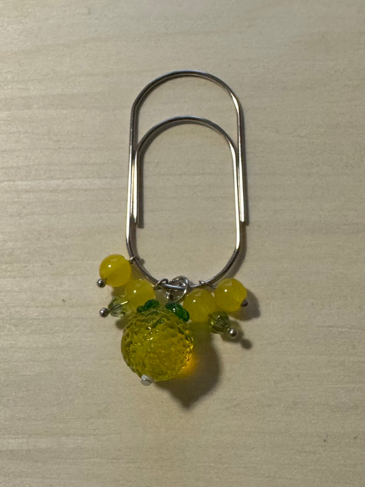 Lemonade Planner Clip Bookmark