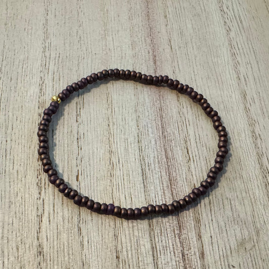 Zenya Bracelet in Cocoa Gold