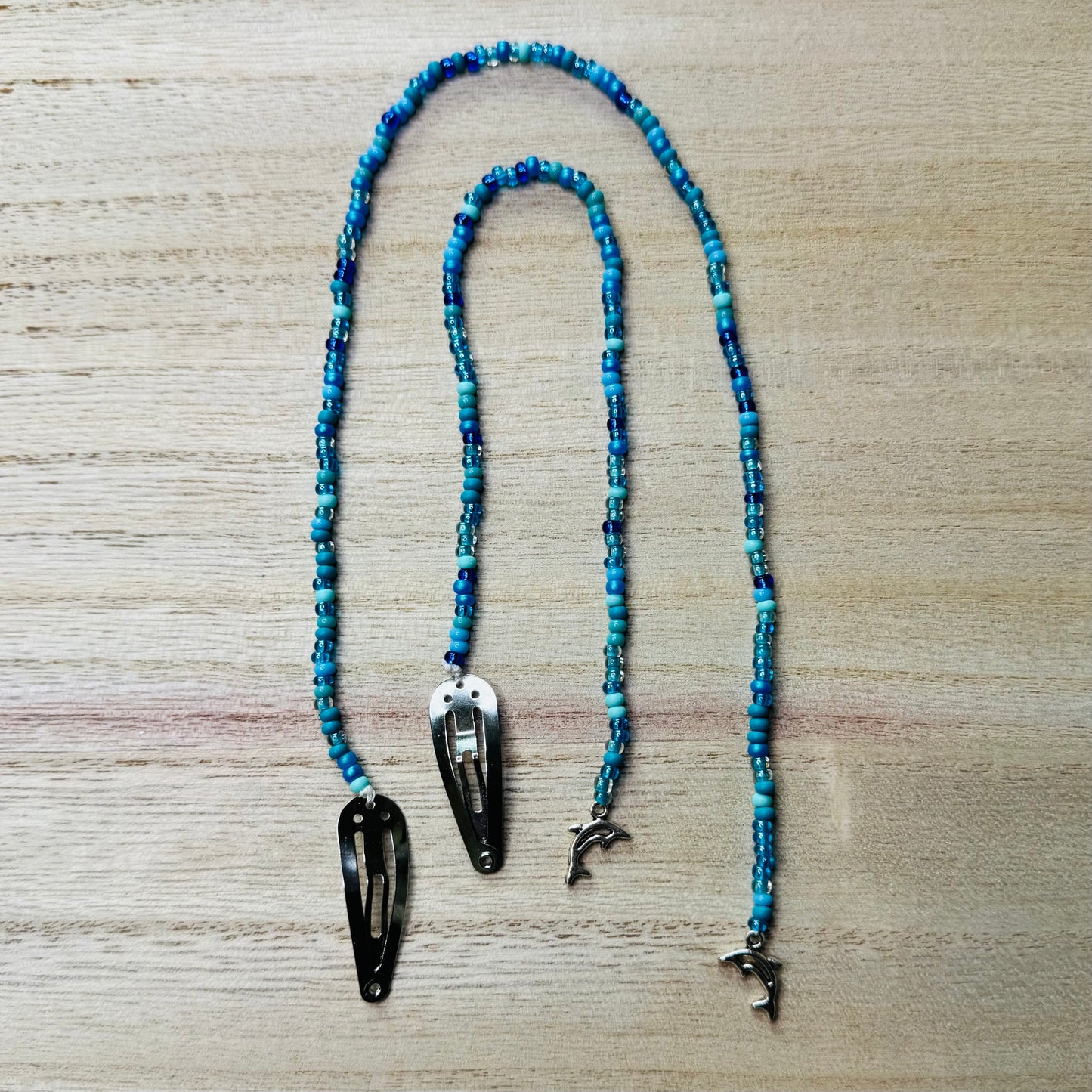 Ocean Magic Beaded Hair Clip