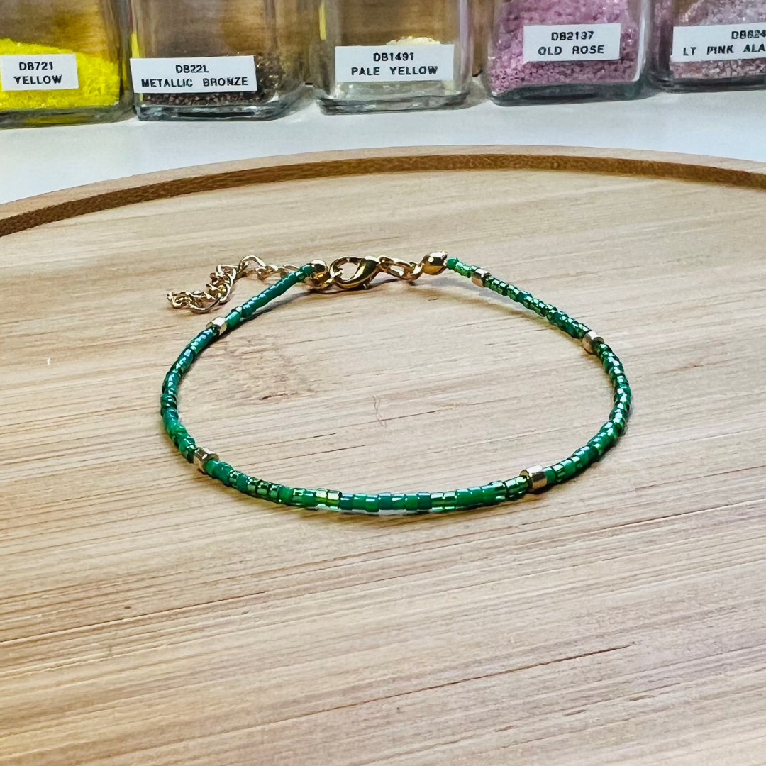Birth Month Bracelet In Emerald