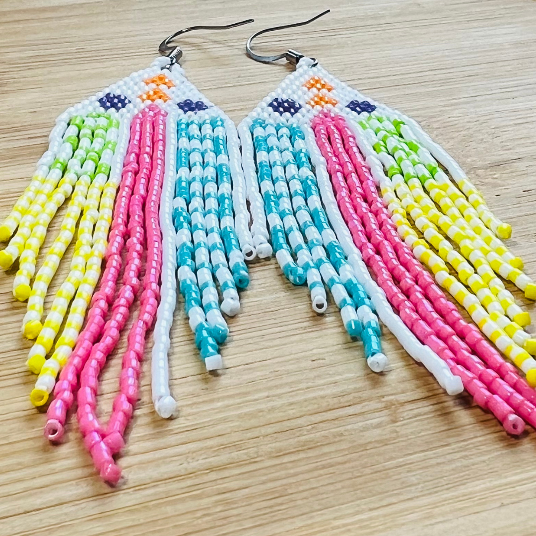 Sunday Doodle Fringe Earrings