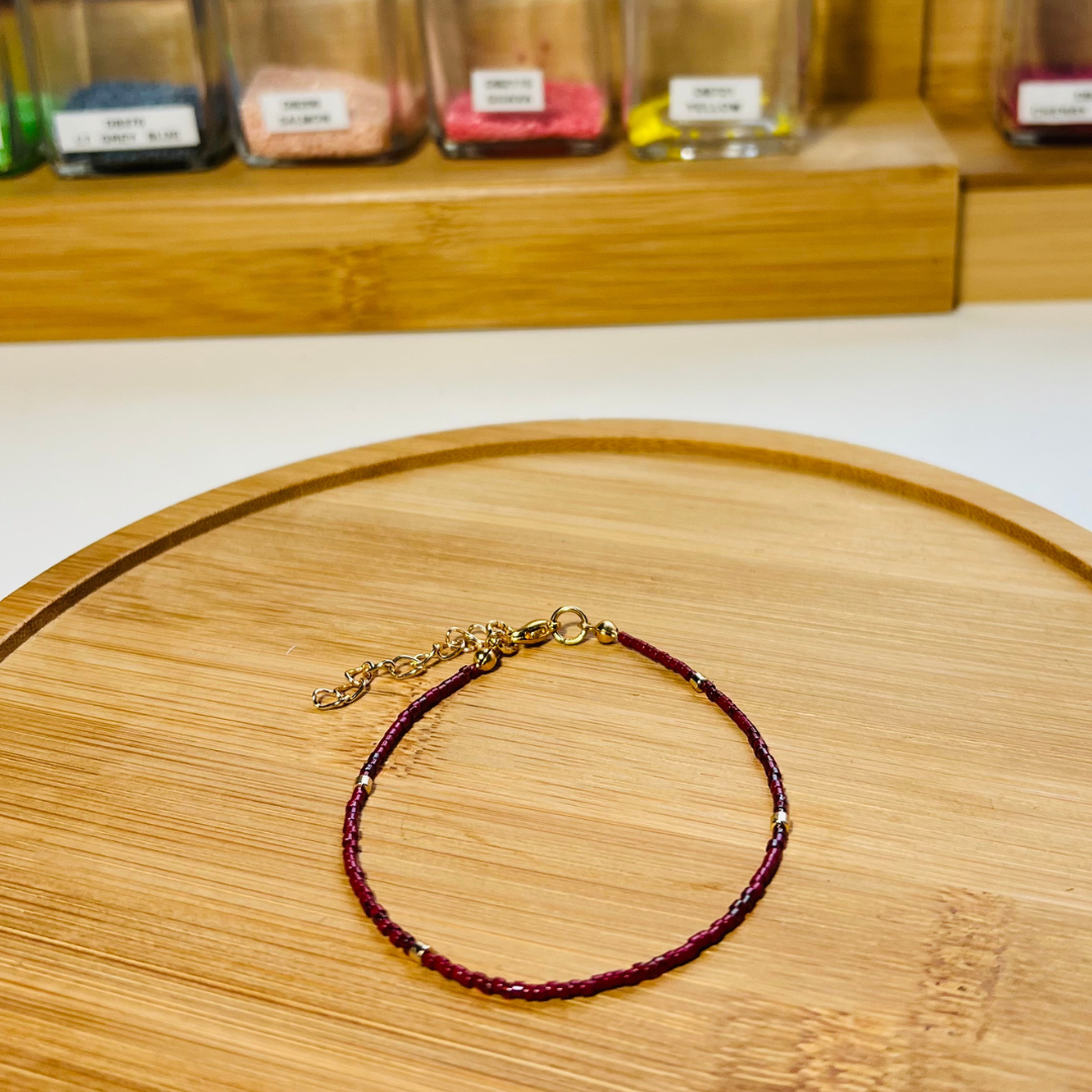 Birth Month Bracelet In Garnet