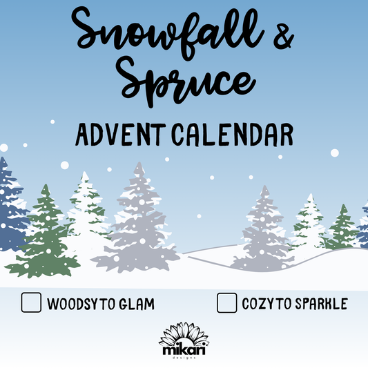 Snowfall & Spruce Advent Calendar – 2025 Edition