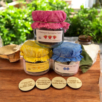 Mentally Jammed Affirmation Token Jar