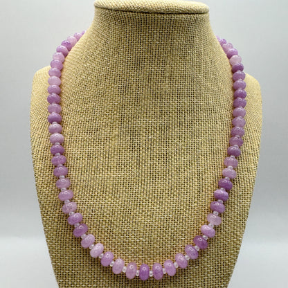 Lavender Sugar Gemstone Necklace