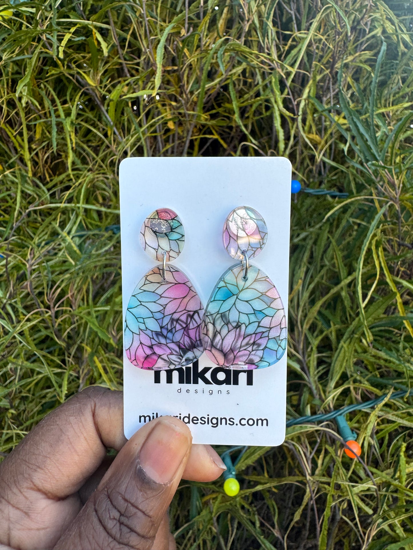 Elara Earring in Prism Bloom