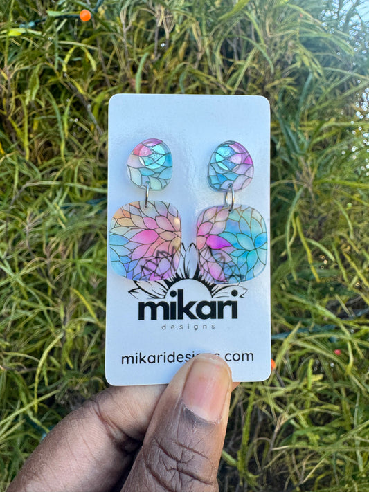 Lyric Earring in Prism Bloom