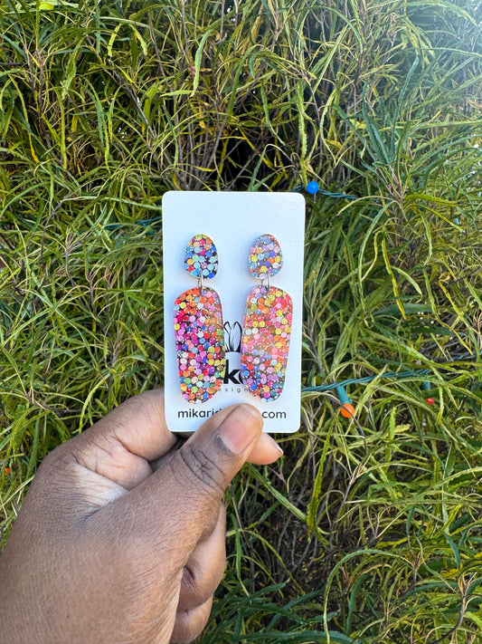 Aurelia Earring in Confetti Burst