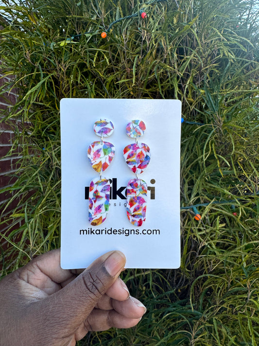 Sienna Earring in Autumn Whirl