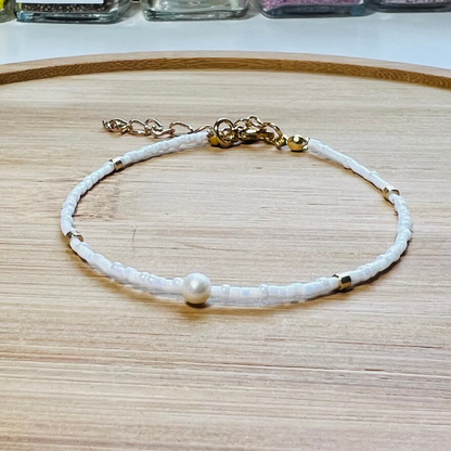 Birth Month Bracelet In Pearl