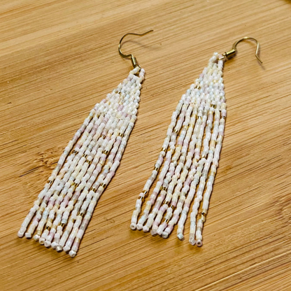 Arevella Fringe Earrings in Opal Sparkle