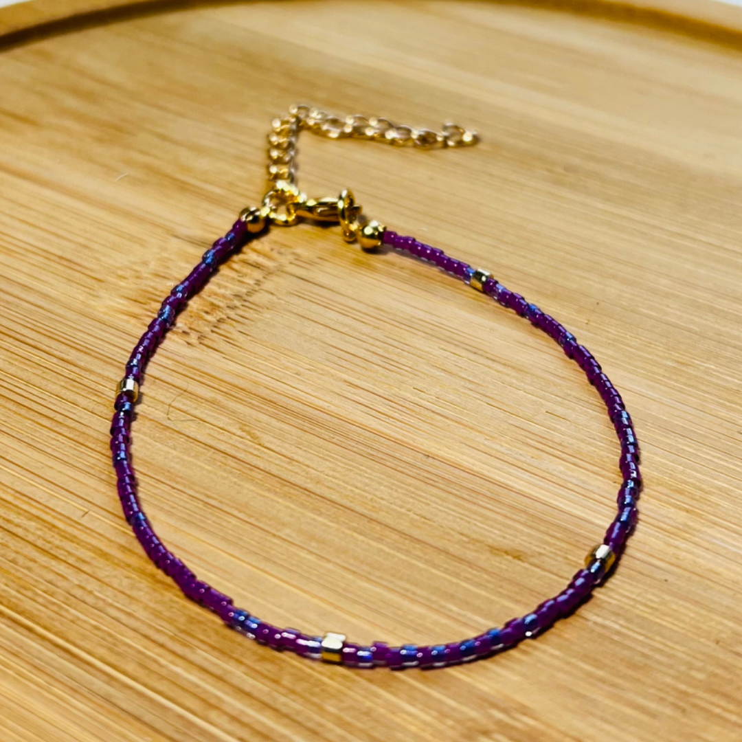 Birth Month Bracelet In Amethyst